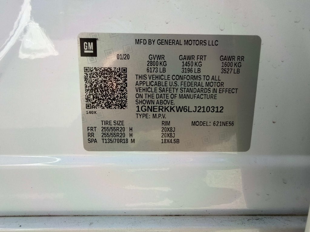 2020 Chevrolet Traverse Premier
