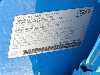 2020 Audi Q3 Premium Plus S line quattro