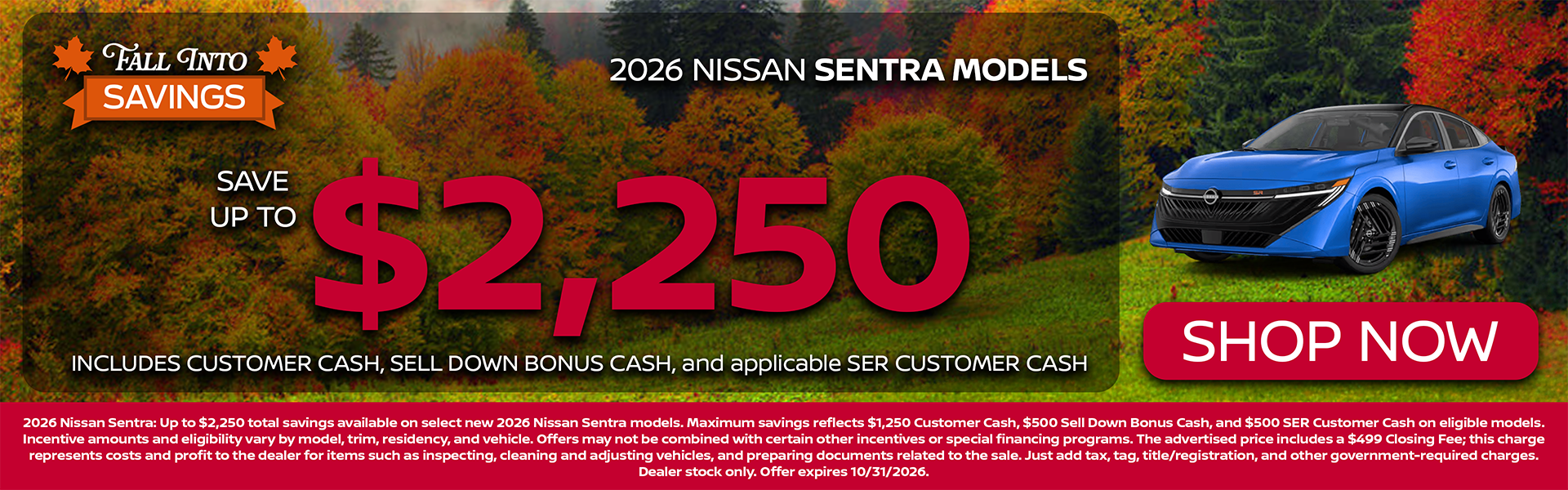 2026 Nissan Sentra Offer